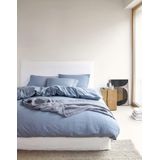 Dekbedovertrek - Wit - Katoen - 1 Persoon