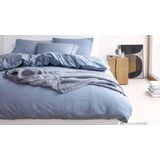 Dekbedovertrek - Wit - Katoen - 1 Persoon