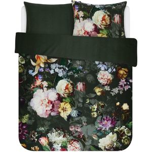 ESSENZA Fleur Dekbedovertrek Groen - Lits-Jumeaux XL – 260x200/220 cm