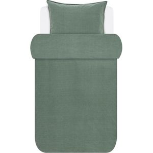 Dekbedovertrek - Katoen - Grijs - Eenpersoons