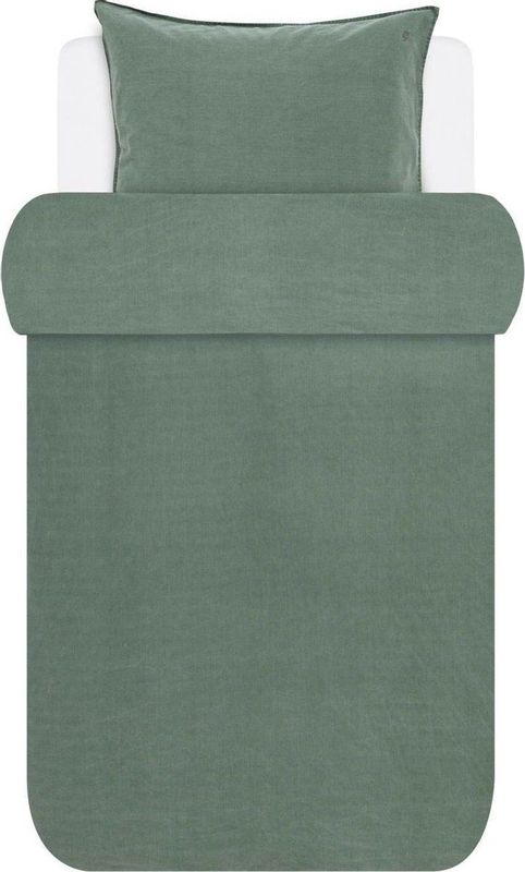 Dekbedovertrek - Katoen - Grijs - Eenpersoons