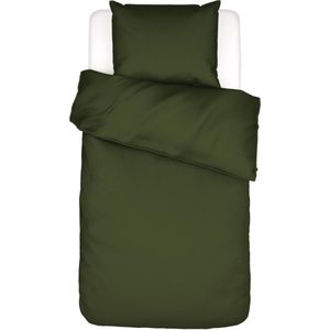 Dekbedovertrek Essenza Minte Moss Satijn-140 x 200 / 220 cm | 1-Persoons