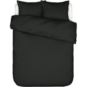ESSENZA Minte Dekbedovertrek Antraciet - Lits-Jumeaux - 240x200/220 cm