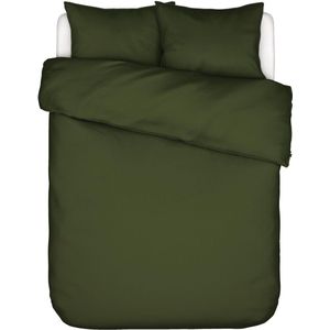 ESSENZA Minte Dekbedovertrek Mosgroen - Lits-Jumeaux XL – 260x200/220 cm