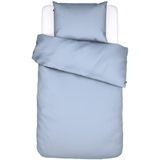 ESSENZA Minte Dekbedovertrek - Ijsblauw - Satijn - Eenpersoons - 140x200/220 cm