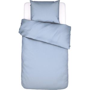 ESSENZA Minte Dekbedovertrek - Ijsblauw - Satijn - Eenpersoons - 140x200/220 cm