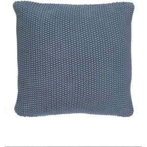 Marc O'Polo Nordic Knit - Sierkussen - Smoke Blue - 50 x 50 cm