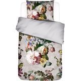 ESSENZA Fleur Dekbedovertrek Grijs - Lits-Jumeaux XL – 260x200/220 cm