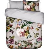 ESSENZA Fleur Dekbedovertrek Grijs - Lits-Jumeaux XL – 260x200/220 cm
