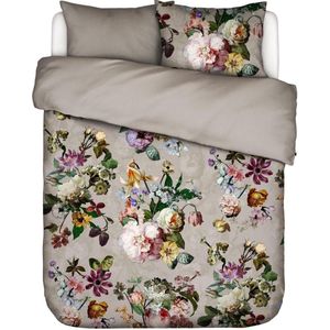 ESSENZA Fleur Dekbedovertrek Stone - Tweepersoons – 200x200/220 cm