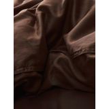 ESSENZA Minte Dekbedovertrek Chocolade - Tweepersoons – 200x200/220 cm