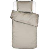 ESSENZA Minte Dekbedovertrek Cement - Eenpersoons – 140x200/220 cm