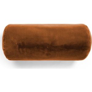 Neckroll Essenza Furry Leather brown (22 x 50 cm)