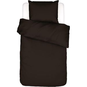 ESSENZA Guy Dekbedovertrek Chocolate - Eenpersoons – 140x220 cm + 1 kussensloop 60x70 cm