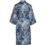 Essenza - Sarai Aurelie - Kimono - Blauw - 100% Polyester Satijn