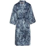 Essenza - Sarai Aurelie - Kimono - Blauw - 100% Polyester Satijn