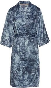 Essenza - Sarai Aurelie - Kimono - Blauw - 100% Polyester Satijn