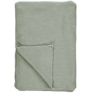 Plaid Marc O'Polo Nordic Knit Gartegrün-130 x 170 cm