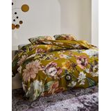 ESSENZA Filou Dekbedovertrekset - Olive - Katoen Satijn - 260 x 220 cm