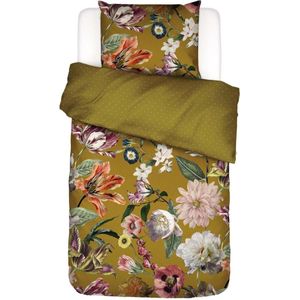 ESSENZA Filou Dekbedovertrekset - Olive - Katoen Satijn - 260 x 220 cm