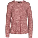 ESSENZA Waona Halle Top Lange Mouw Rose