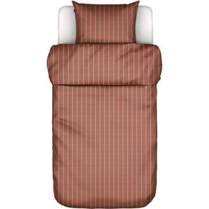 Dekbedovertrek Marc O'Polo Torsken Earth red Tencel-140 x 200 / 220 cm | 1-Persoons