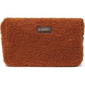 Essenza Make-Up Bag Pepper Teddy Leather Brown