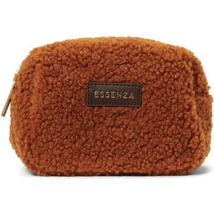 Kosmetiktasche Essenza Lucy Teddy Leather Brown (15 x 10 x 10 cm)