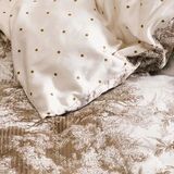 ESSENZA Aurelie Dekbedovertrekset - Vanille - Katoen Satijn