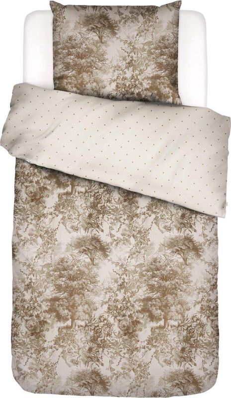 ESSENZA Aurelie Dekbedovertrekset - Vanille - Katoen Satijn