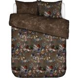 Dekbedovertrek - Grijs - Katoen - 240x220 cm