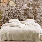 ESSENZA Minte Dekbedovertrek Oyster - Eenpersoons – 140x200/220 cm