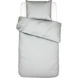 ESSENZA Minte Dekbedovertrek Grijs - Eenpersoons - Satijn - 300 Threadcount