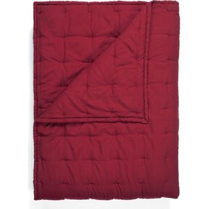 ESSENZA Ruth Plaid - Wijnrood - 150 x 200 cm