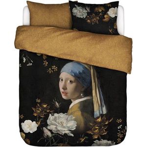 ESSENZA Floral Girl Zwart Dekbedovertrekset 200 x 220 cm