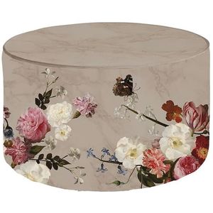 Poef Essenza X Mauritshuis Flower Statement Pouf Stone