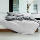 Dekbedovertrek - Antraciet - Katoen - 2 Persoons