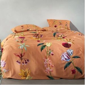 ESSENZA Feda Bright terra Dekbedovertrekset 240 x 220 cm
