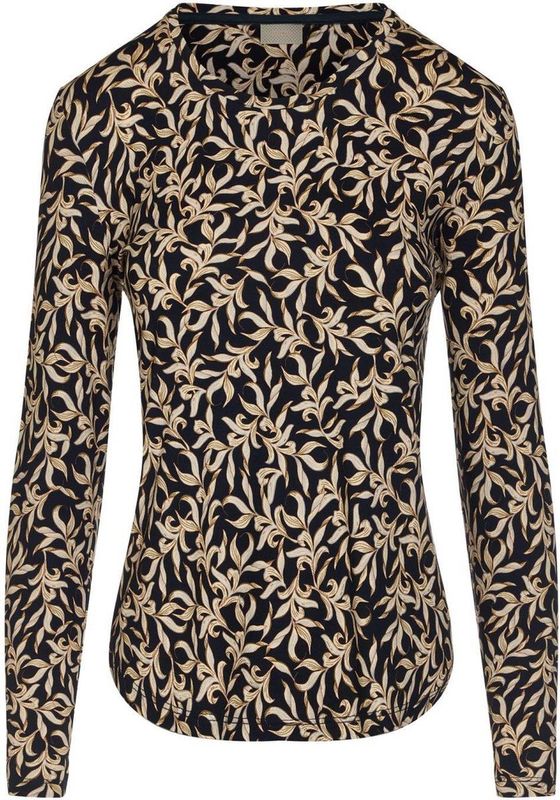 ESSENZA Waona Juliette Top Lange Mouw Nightblue