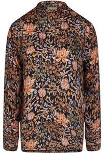 Essenza - Marie Ophelia - Pyjamashirt - Nightblue - 65% Modal, 33% Katoen, 2% Elastaan