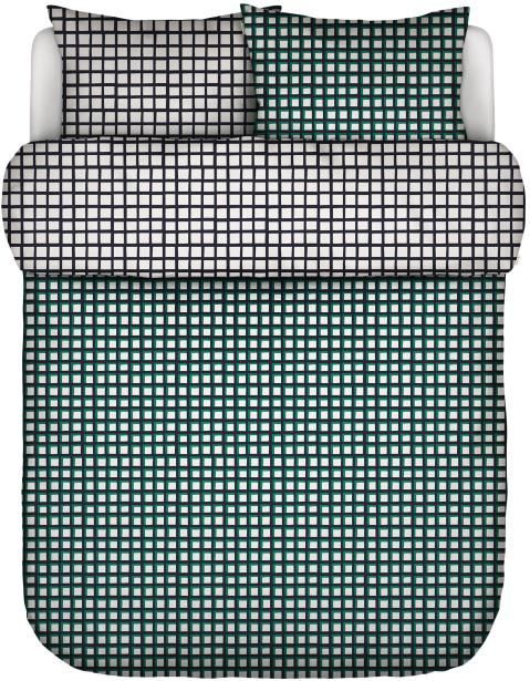 Dekbedovertrek - Grijs - Katoen - 140x200 cm