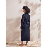 Essenza Homecoat Rosa Uni Dark Navy - Gewatteerde Dames Badjas