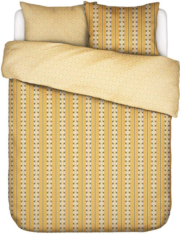 ESSENZA Iva Dekbedovertrek Okergeel XL –