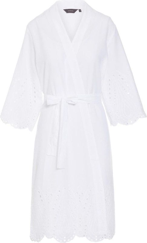 Essenza Sarai Tilia Kimono - Pure White Badjas van 100% Cotton