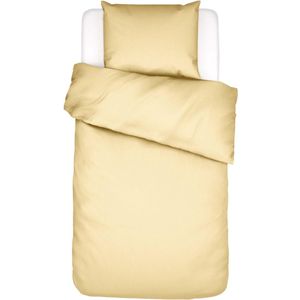 ESSENZA Minte Dekbedovertrek Yellow straw - Eenpersoons – 140x200/220 cm
