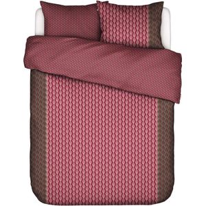 Essenza Tesse dekbedovertrek Cherry red 2p set 200x220