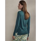 ESSENZA Luyza Uni Top Lange Mouw deep sea blue