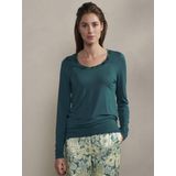 ESSENZA Luyza Uni Top Lange Mouw deep sea blue