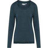 ESSENZA Luyza Uni Top Lange Mouw deep sea blue