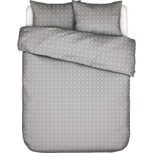 Dekbedovertrek Teada Grey 260 x 200/220 - Grijs - Katoensatijn - Essenza